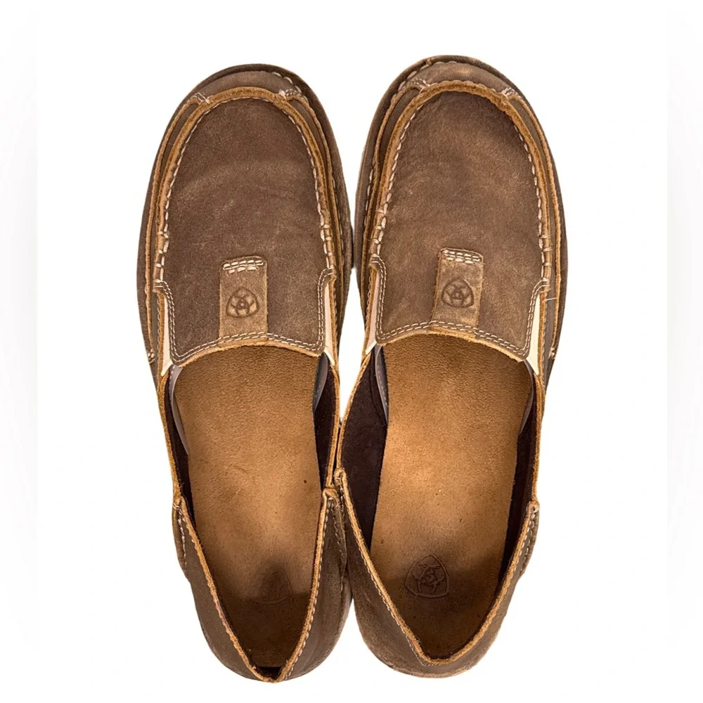 Ariat Leather Cruiser Brown Bomber Slip On
Loafer Women’s 10 - Picture 3 of 11